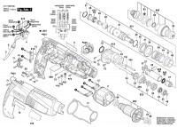 Bosch 3 611 B58 370 GBH 2-18 RE Rotary Hammer 230 V / GB Spare Parts GBH2-18RE